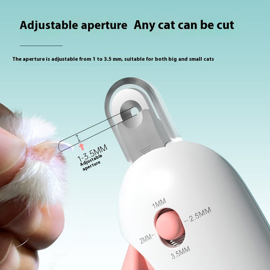 Cat Nail Scissors With Gravity Push