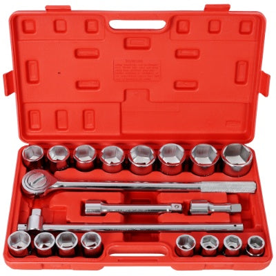 4 Drive Socket Set - 21 Pcs