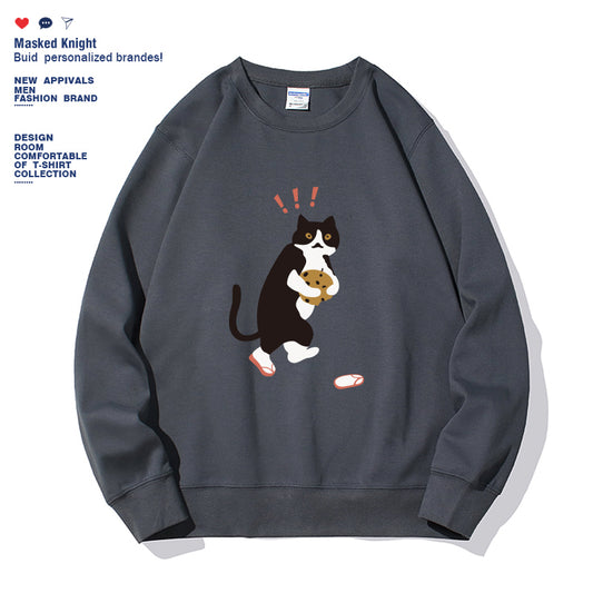 Printed Long Sleeved Sweatshirt