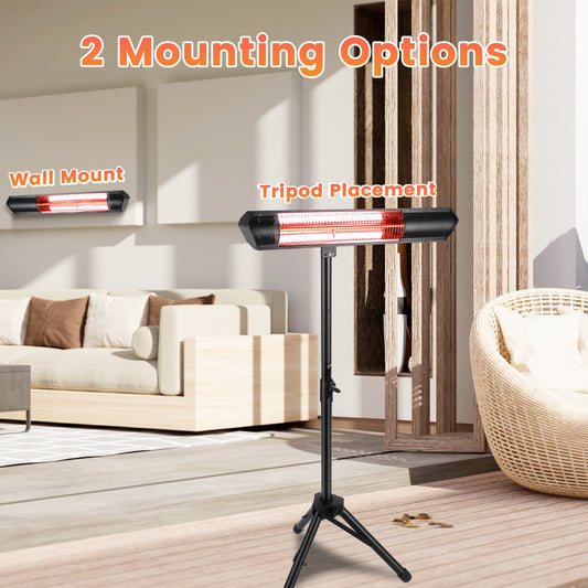 Infrared Heater With Stand Electric