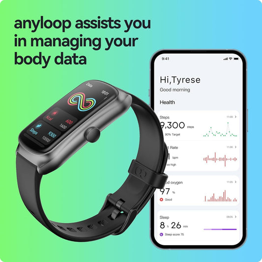 Amoled Fitness Tracking Smartwatch