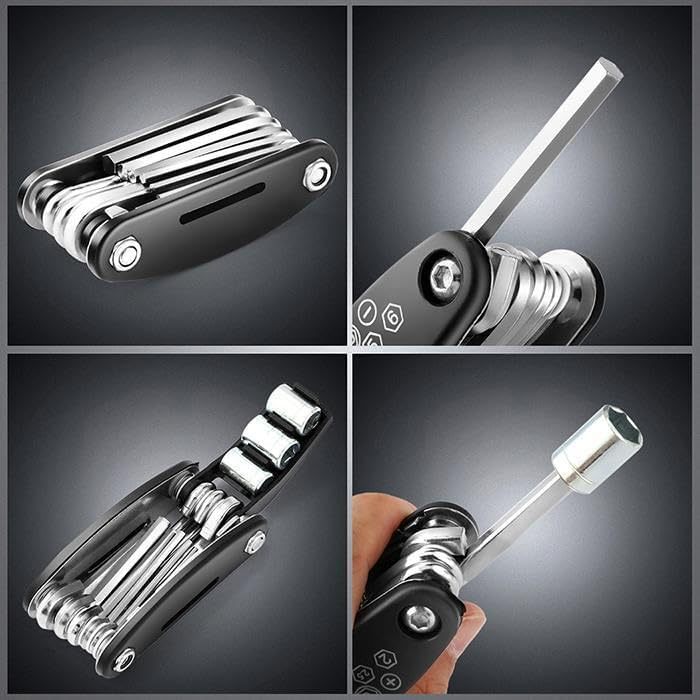 Heavy-Duty Bike Repair Kit With 16 in 1T