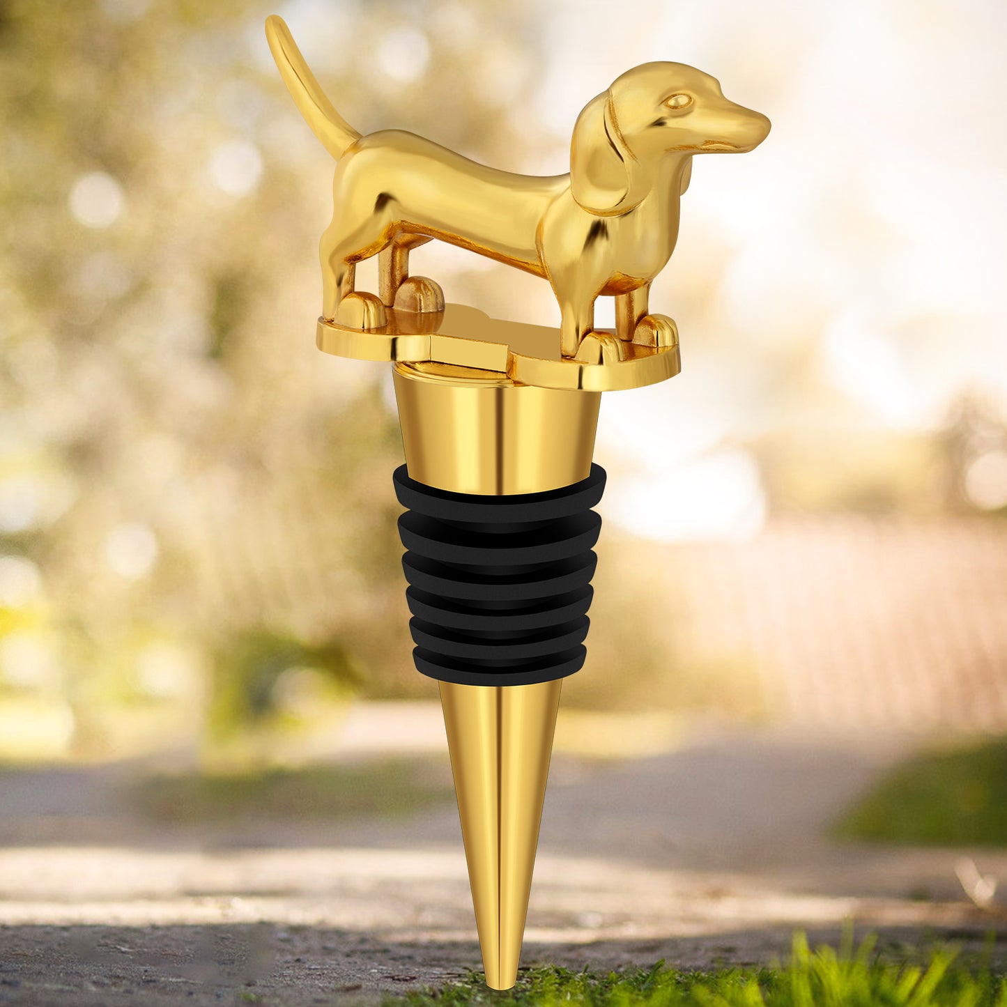 Dachshund-shaped Wine & Champagne Stopper