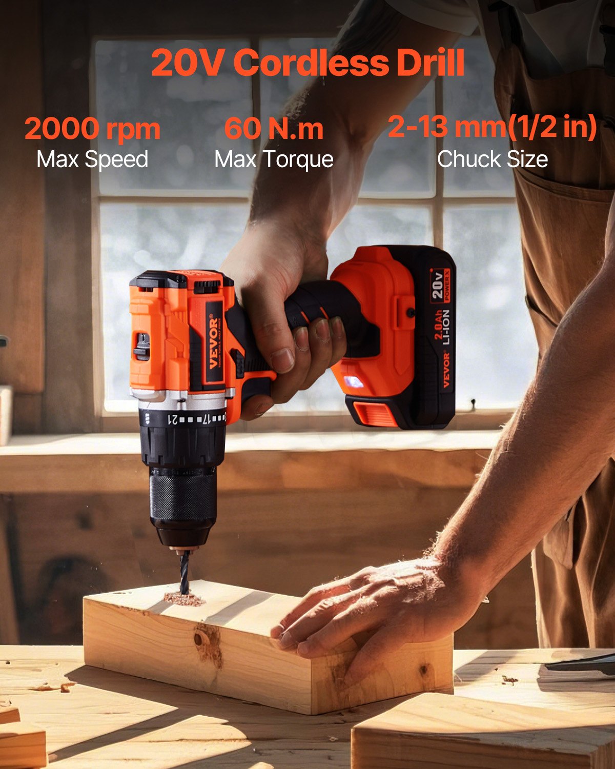 20V Cordless 2-Tool Drill