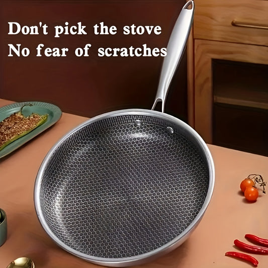 Honeycomb Stainless Steel Non Stick Frying Pan