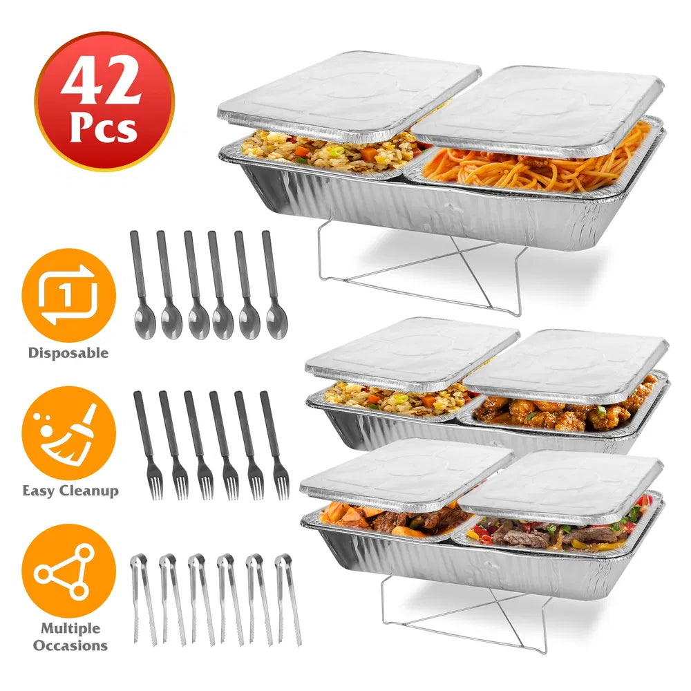 Disposable Chafing Dish Buffet - 42Pcs