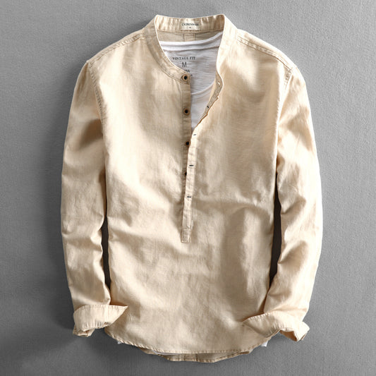 Casual Long Sleeved Linen