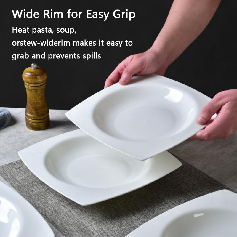 Square Salad Plate - 6Pcs