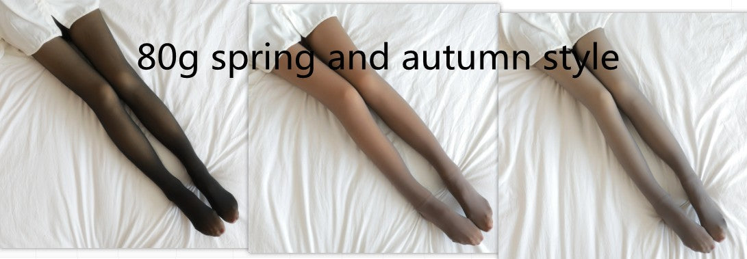 Translucent Fleece Lined Pantyhose