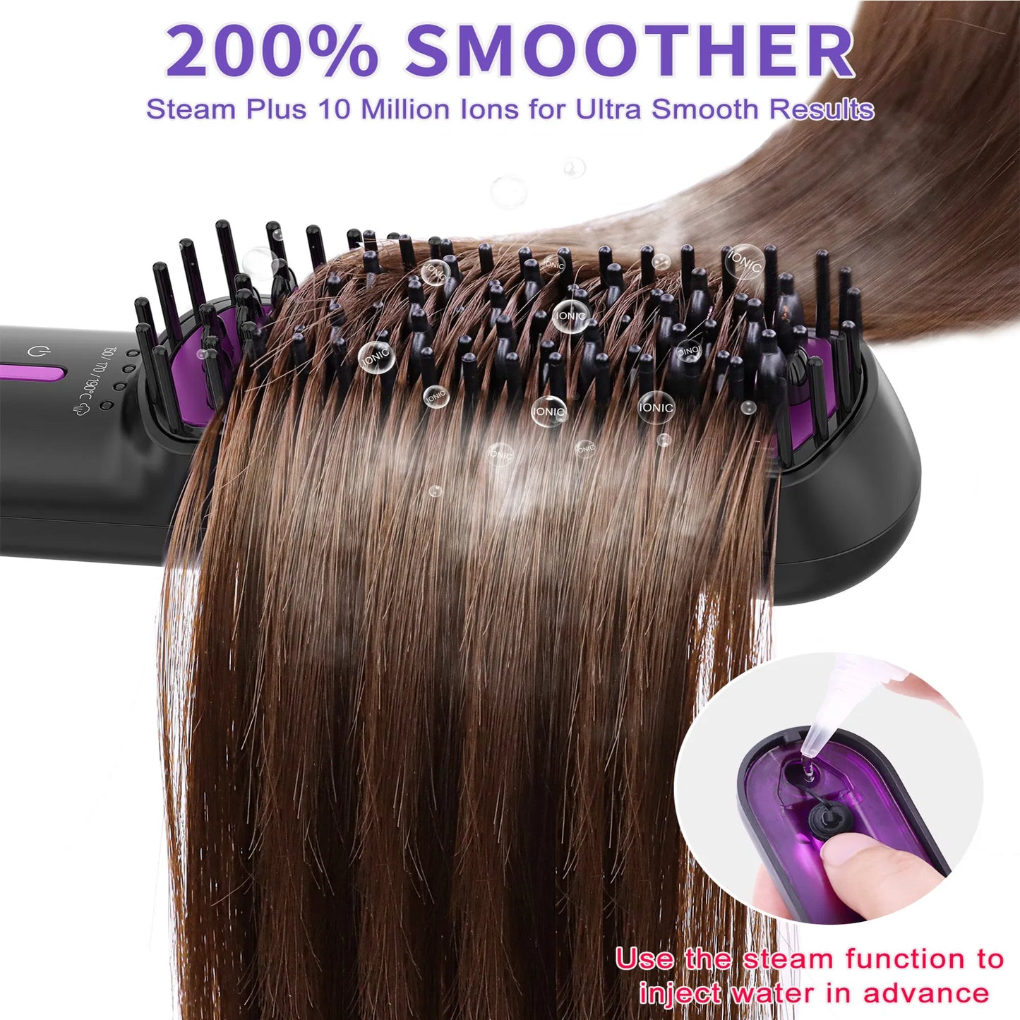 Hair Straightener Brush