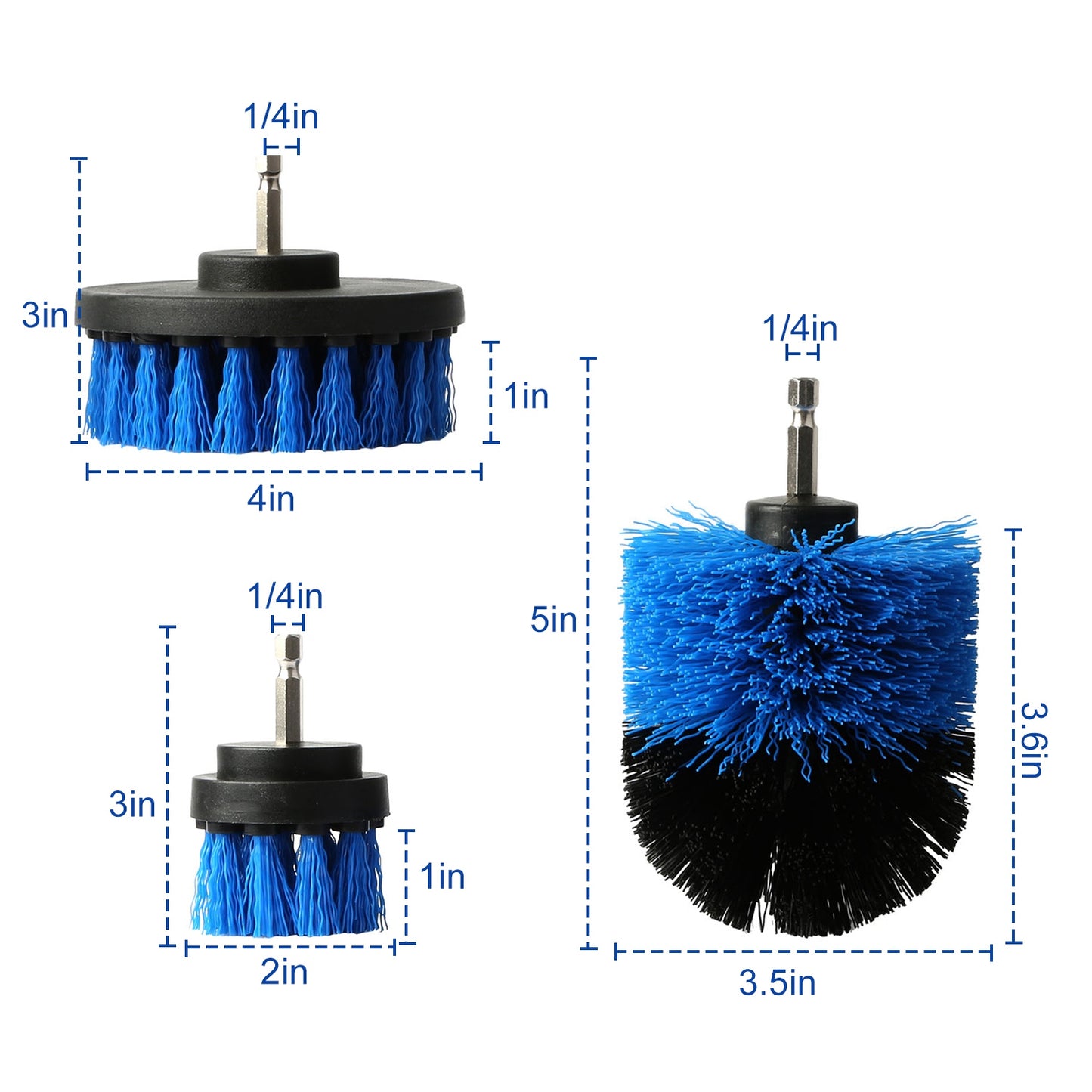 Scrubber Cleaning Brush - 3Pcs