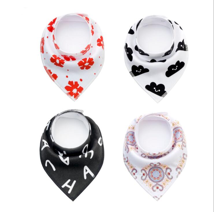Cotton Baby Bibs Bandana 4pcs