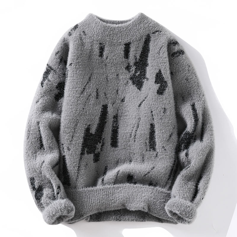 Fall And Winter Fleece Lined Sweater