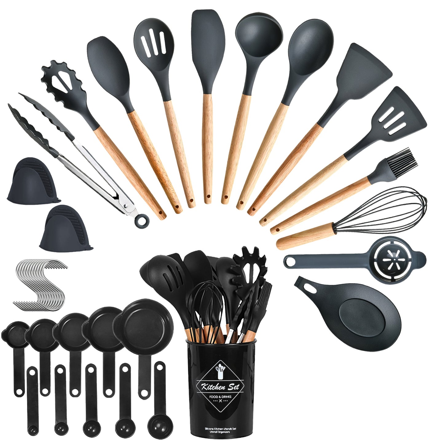 Kitchen Cooking Utensils - 35Pcs