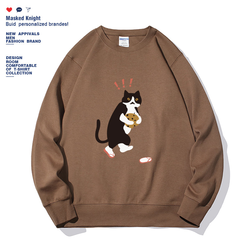 Printed Long Sleeved Sweatshirt