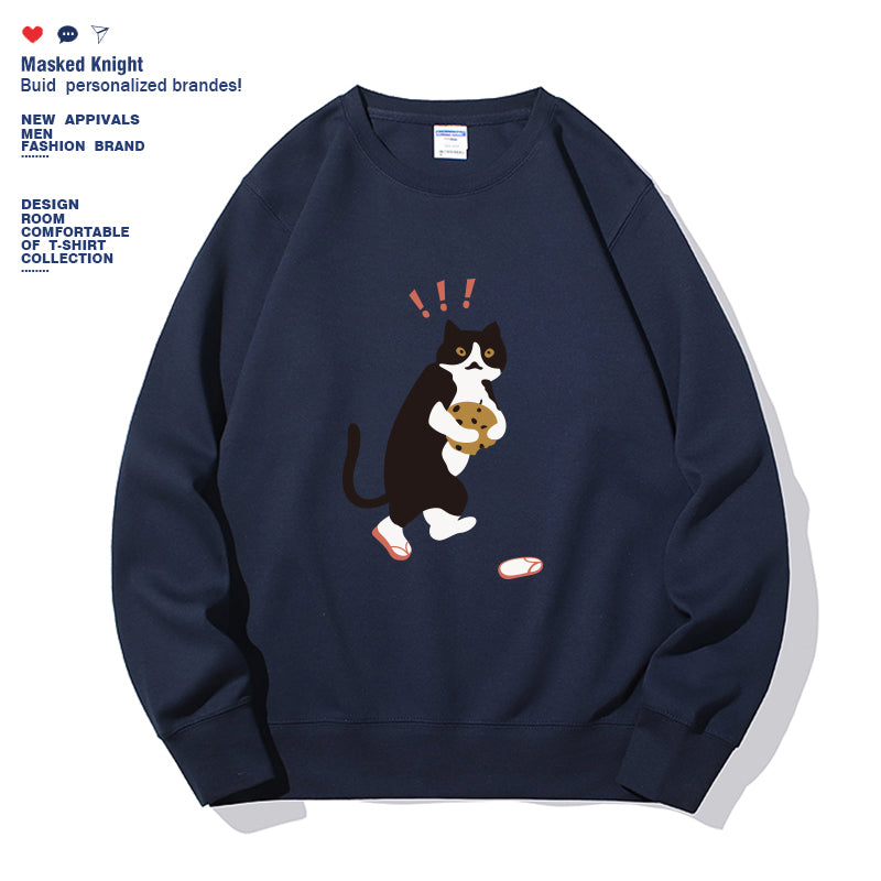 Printed Long Sleeved Sweatshirt
