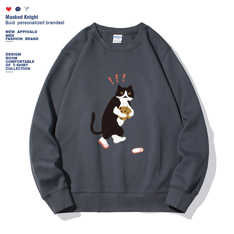 Printed Long Sleeved Sweatshirt