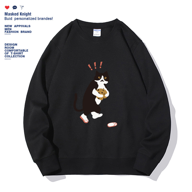 Printed Long Sleeved Sweatshirt