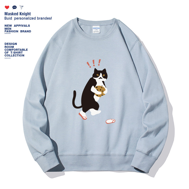 Printed Long Sleeved Sweatshirt