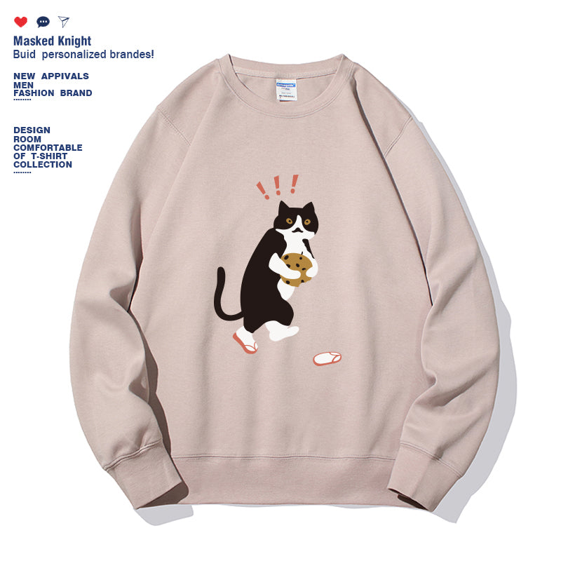 Printed Long Sleeved Sweatshirt