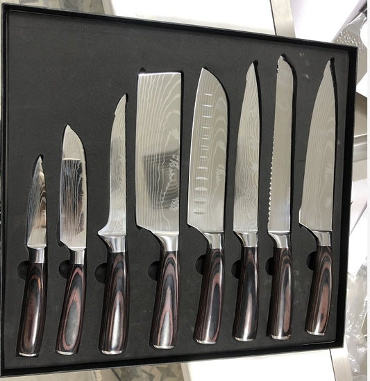 Damascus Stainless Steel Chef's Knives