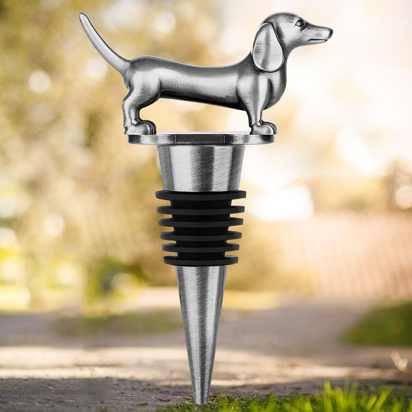 Dachshund-shaped Wine & Champagne Stopper
