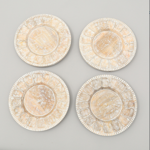 Wood Charger Plate