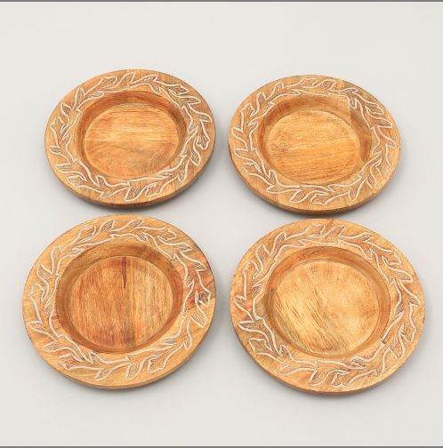Wood Charger Plate