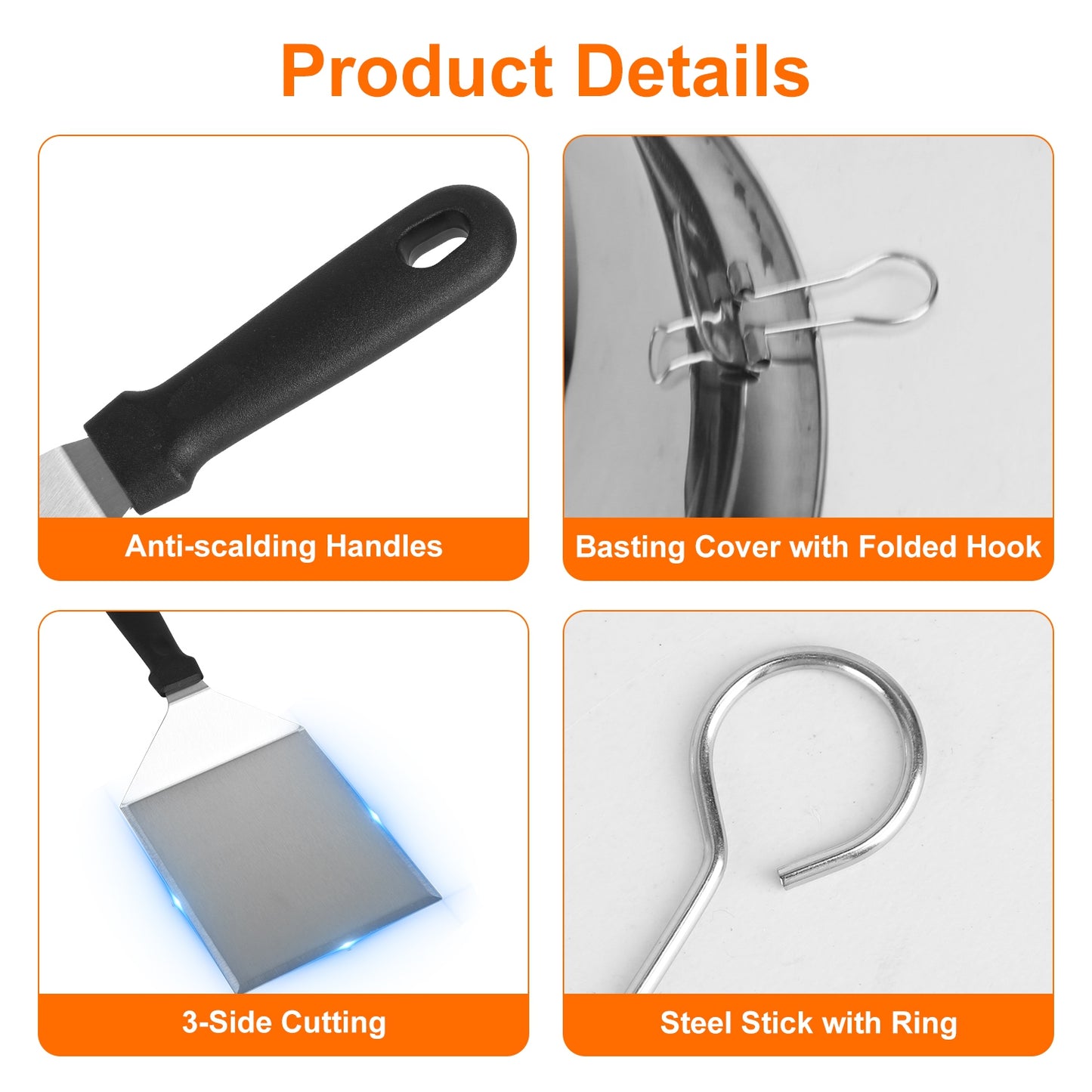 Griddle Cooking Kit, 31Pcs