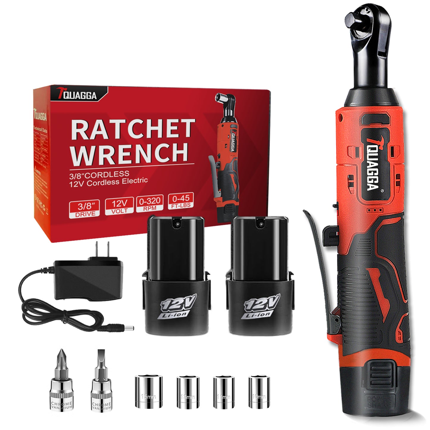 Cordless Electric Ratchet Wrench Set