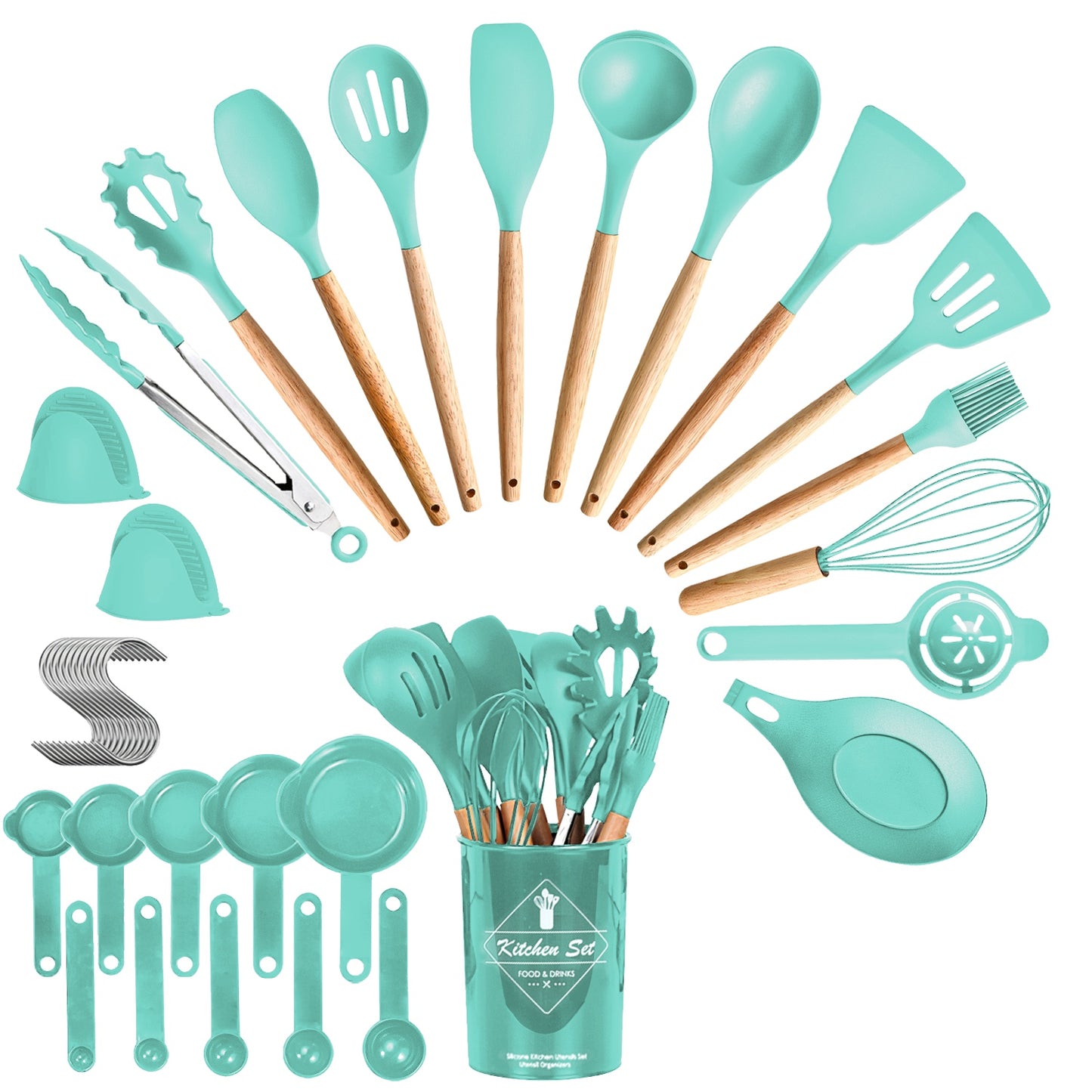 Kitchen Cooking Utensils - 35Pcs