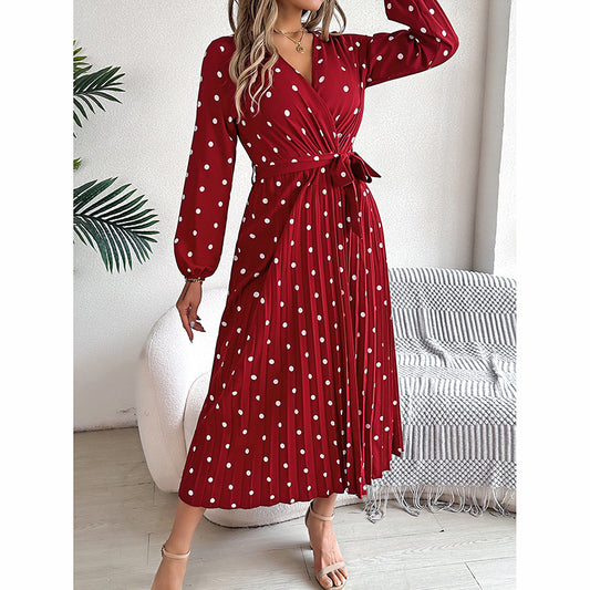 Polka Dot Maxi Dress