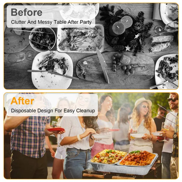 Disposable Chafing Dish Buffet - 42Pcs