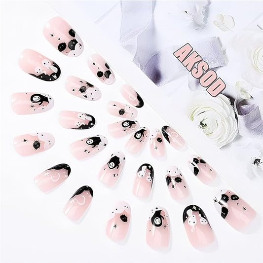 Faceless Men Nail Art - 24Pcs