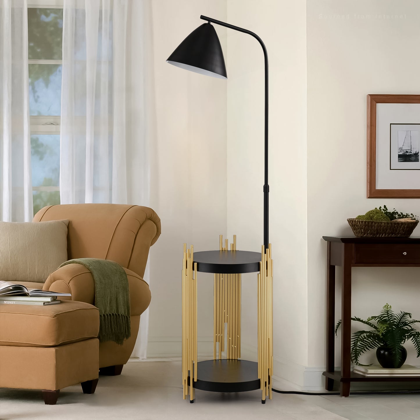 Luxury Floor Lamp - Matte Black