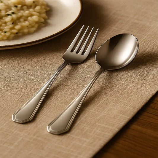 High-end Silver Tableware - 16pcs