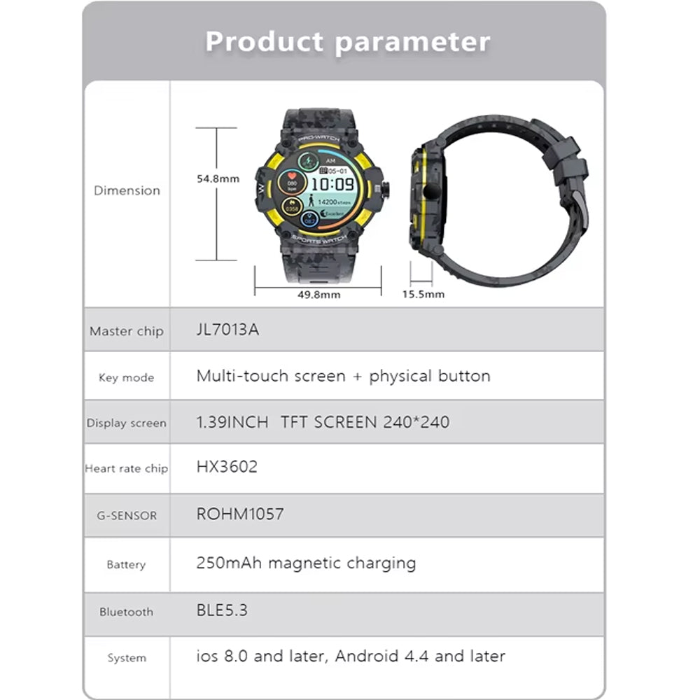 LED Smartwatch With GPS