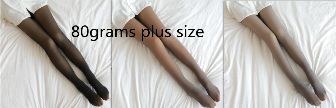 Translucent Fleece Lined Pantyhose