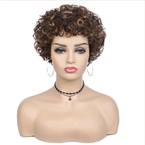 Short And Loose Curly Wig