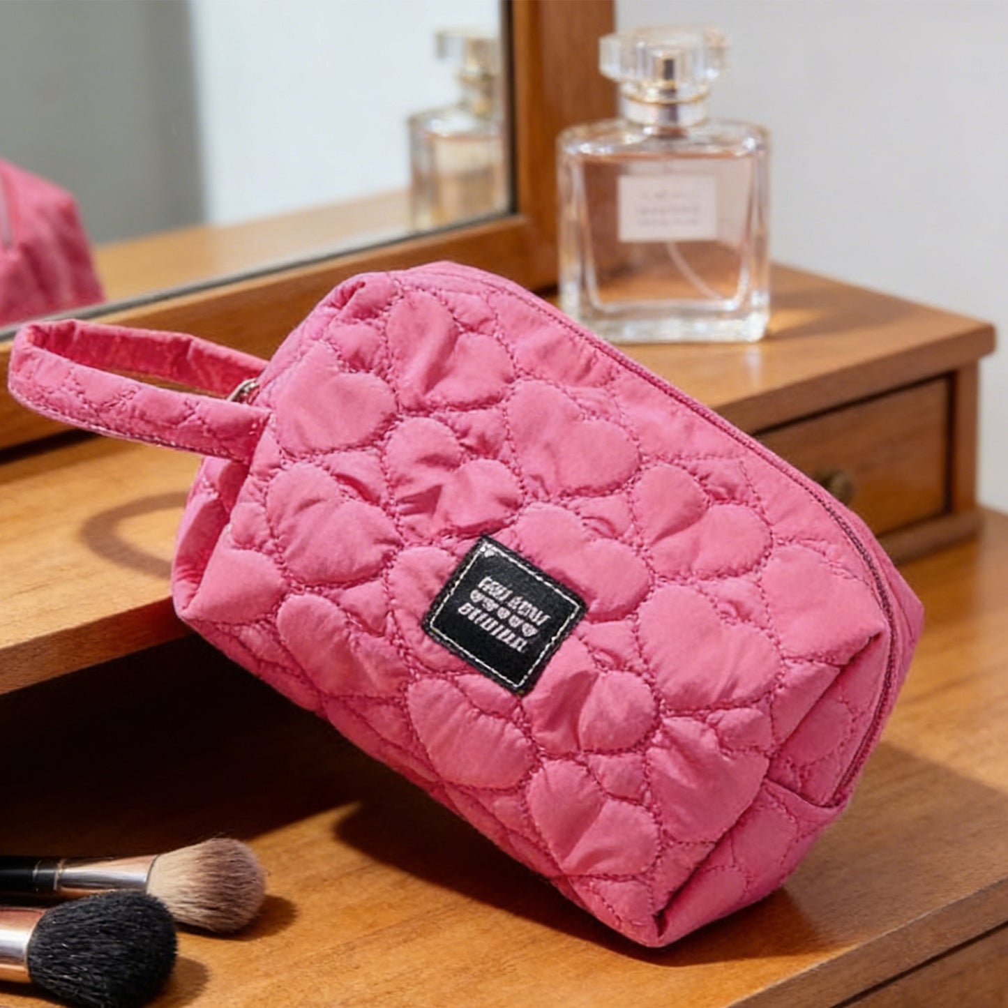 Make-Up Bag - Rose Red