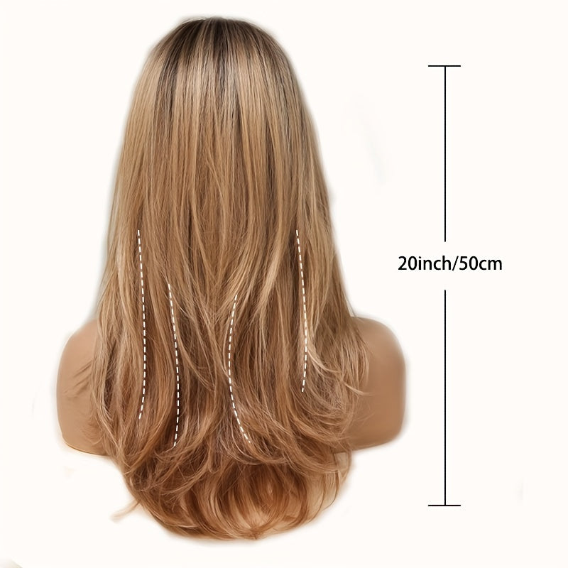 Ombre Long Curly Wavy Wig