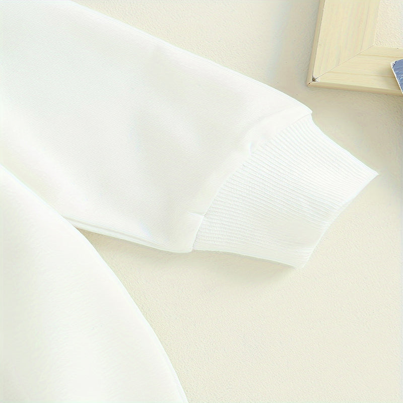 Baby Boy's Sweatshirt & Drawstring Jogger Pants For Spring & Fall