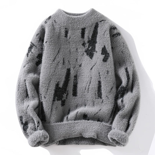 Fall And Winter Fleece Lined Sweater