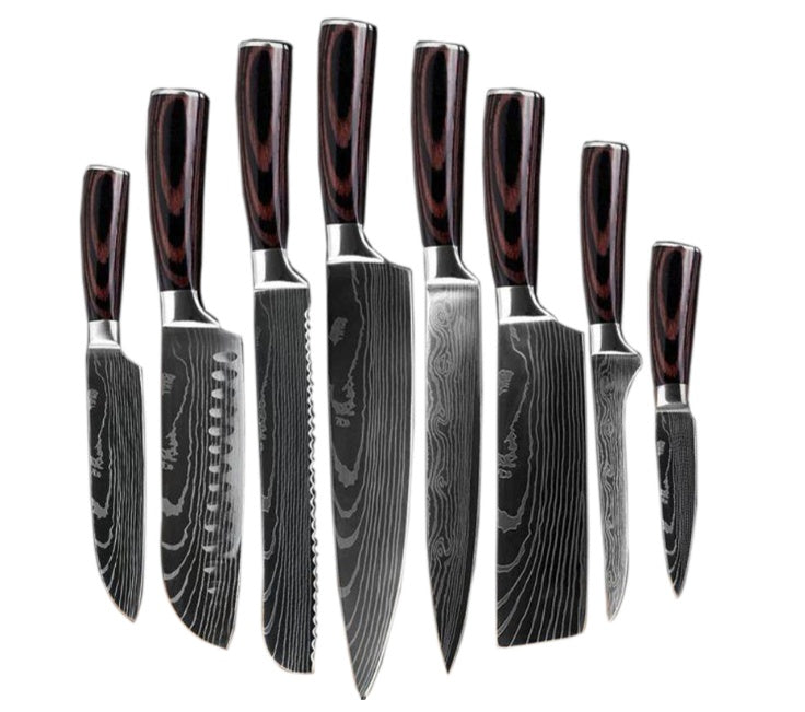 Damascus Stainless Steel Chef's Knives