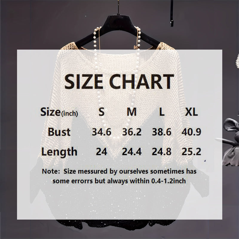 Loose Fit Round Neck Knit Sweater