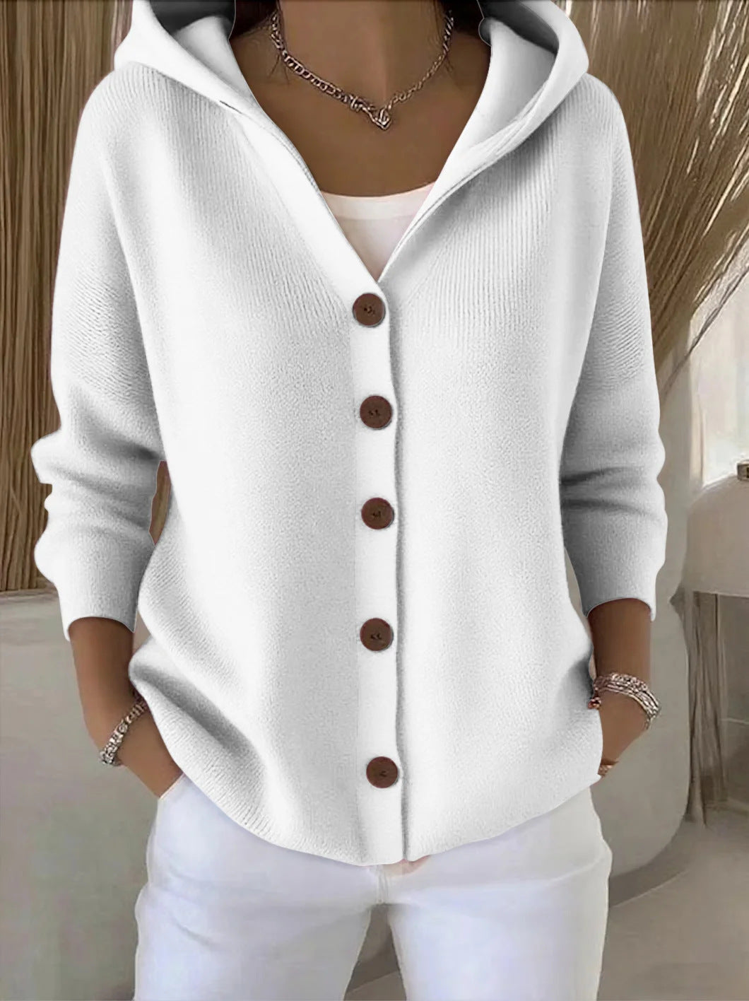 Button Knitted Cardigan