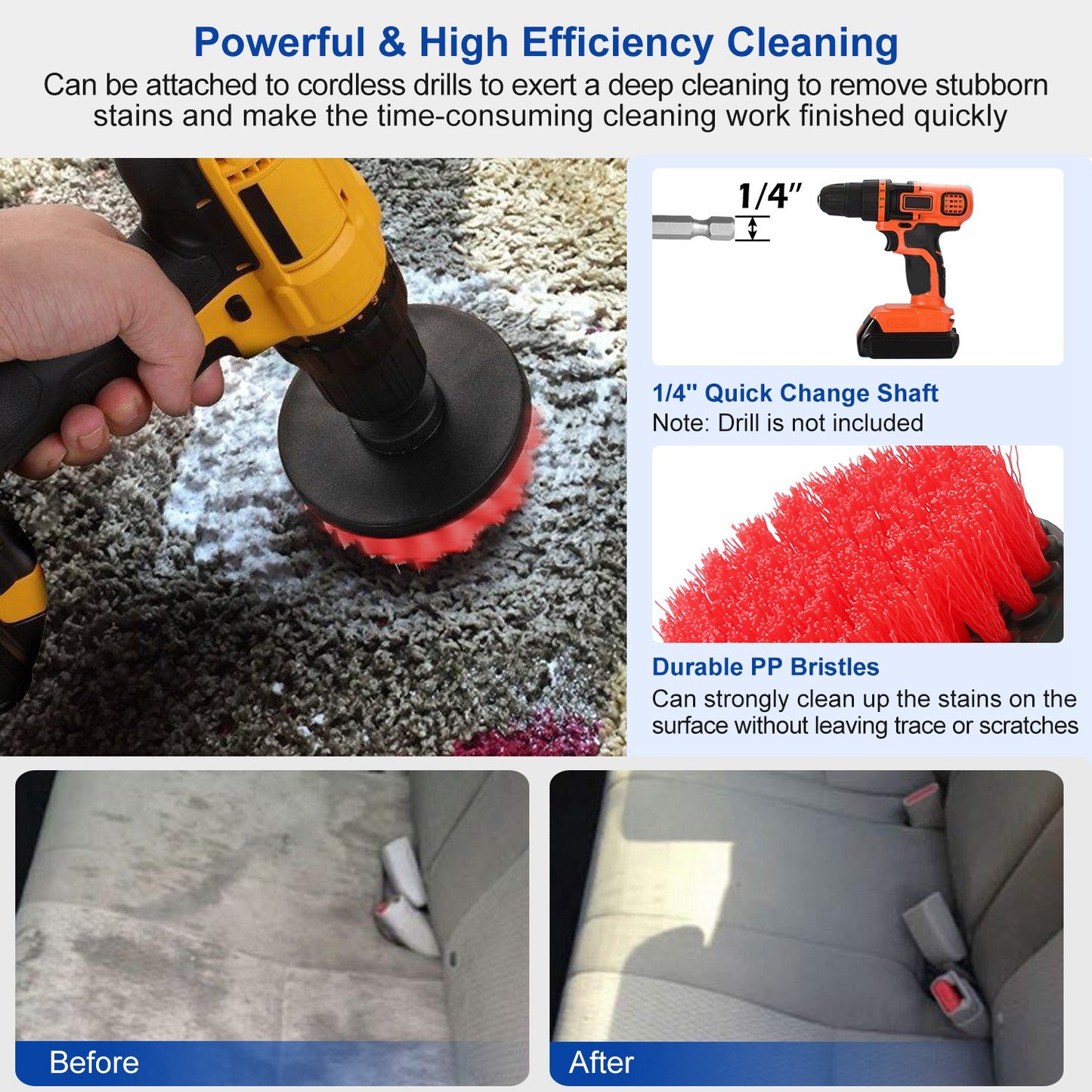 Scrubber Cleaning Brush - 3Pcs