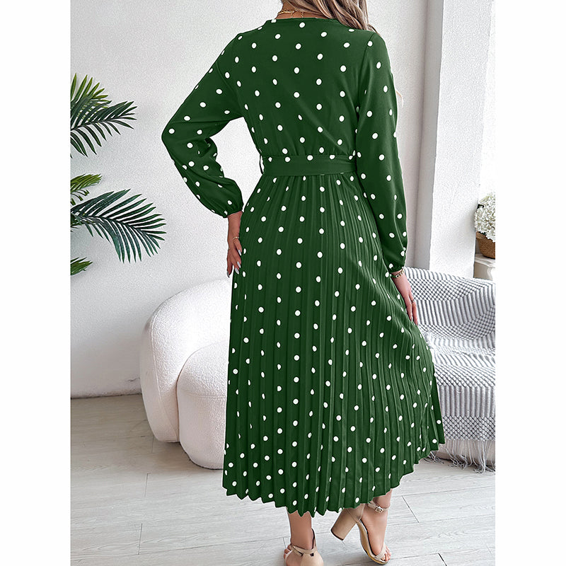Polka Dot Maxi Dress