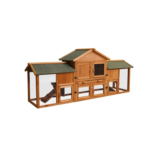 Rabbit Cage With 2 Running Spaces
