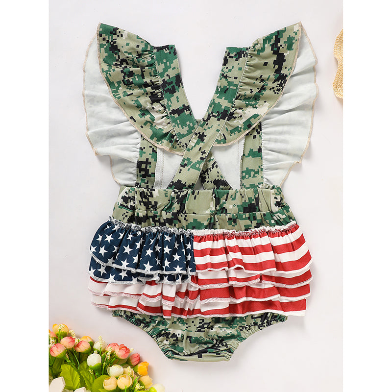 Baby Girl Sleeveless Romper